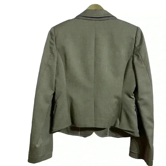 BCBGMaxAzria Women’s Double Lapel Wool Blend Blazer Taupe Small - Picture 2 of 9